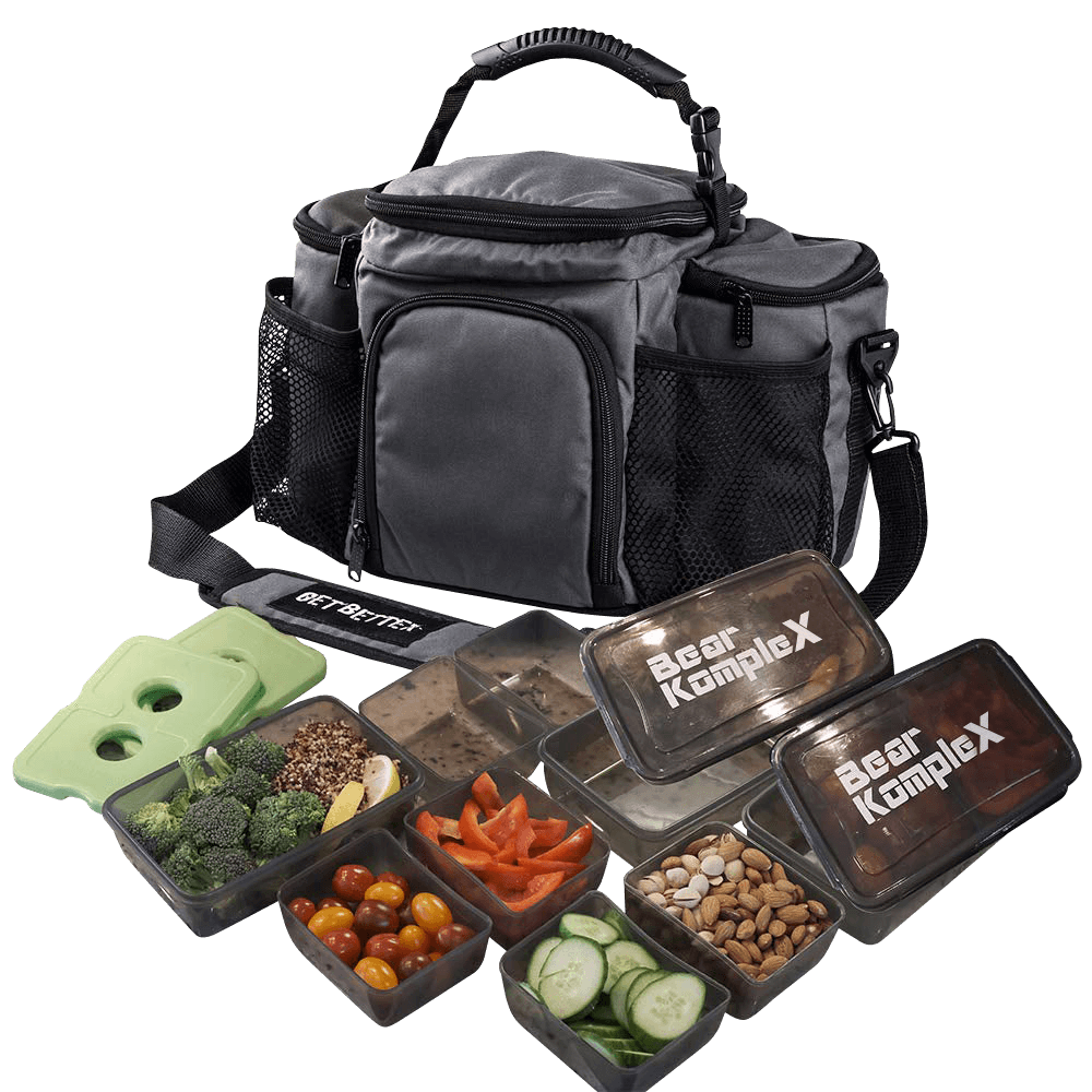 Meal Prep Bag with Food Containers Bear Komplex EU