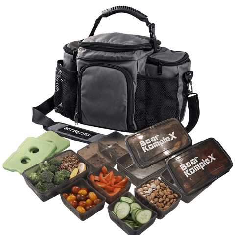 Meal Prep Bag with Food Containers