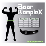 BKX - Strength Belt w/ 6" back for added support Sizing guide