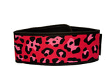 BKX - STRAIGHT 4" Belt Pink Cheetah Rear view