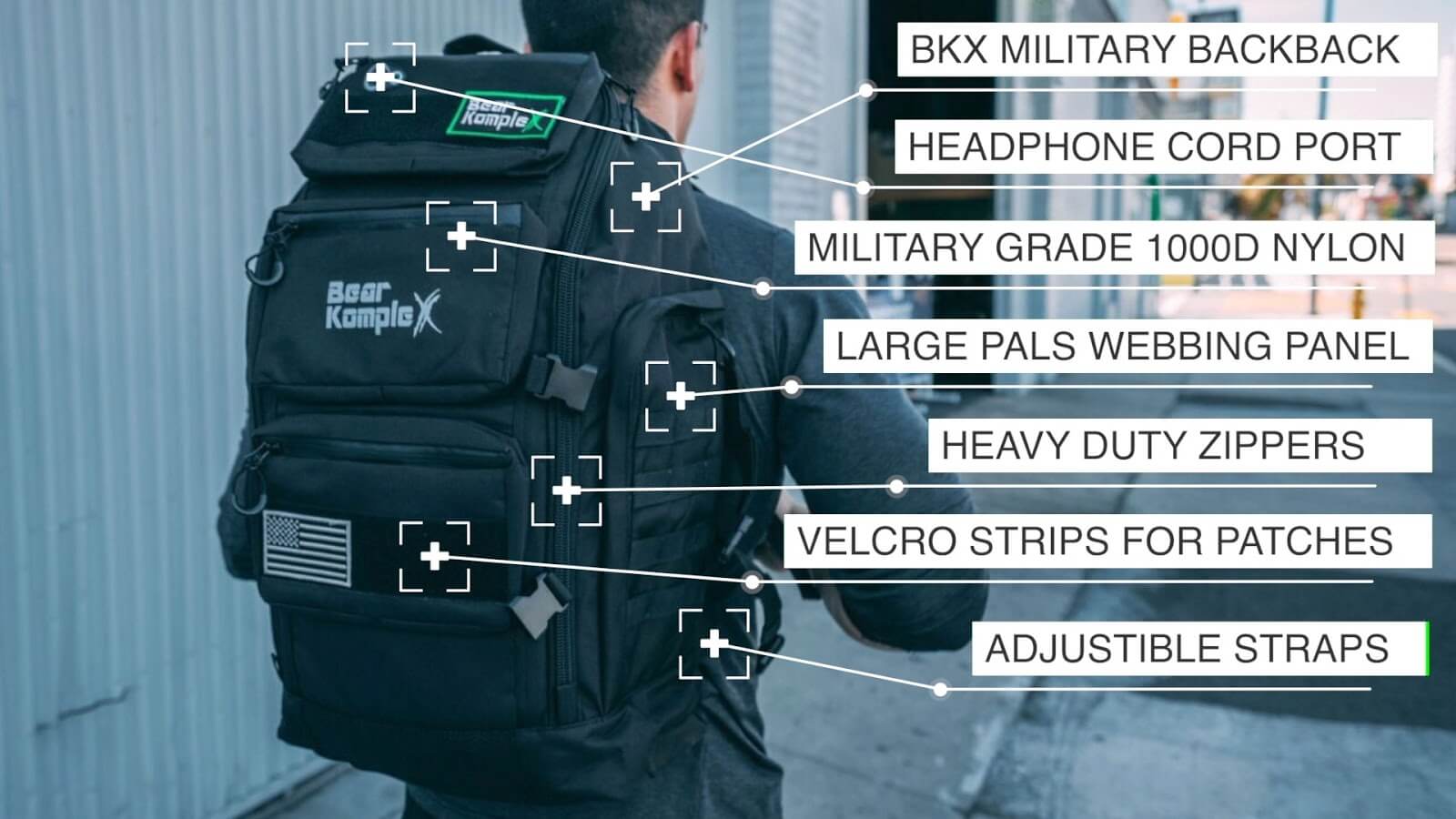 Military shop spec backpack