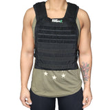 man wearing blackBear KompleX Training Vest Plate Carrier